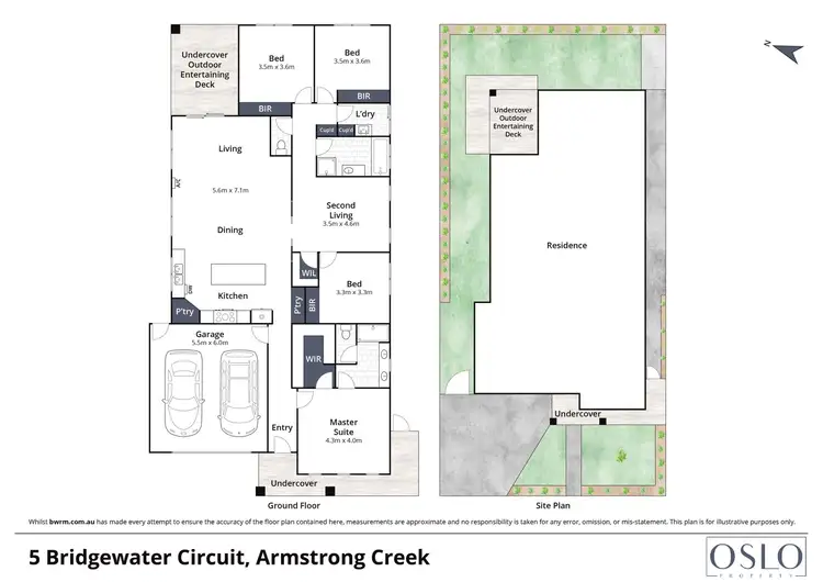 Floorplan of Homely house listing, 5 Bridgewater Circuit, Armstrong Creek VIC 3217