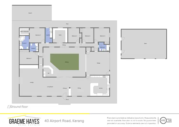 Floorplan of Homely house listing, 40 Airport Road, Kerang VIC 3579
