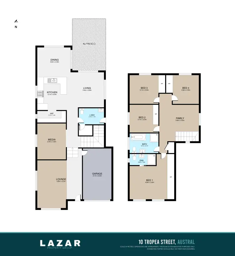 Floorplan of Homely house listing, 10 Tropea Street, Austral NSW 2179