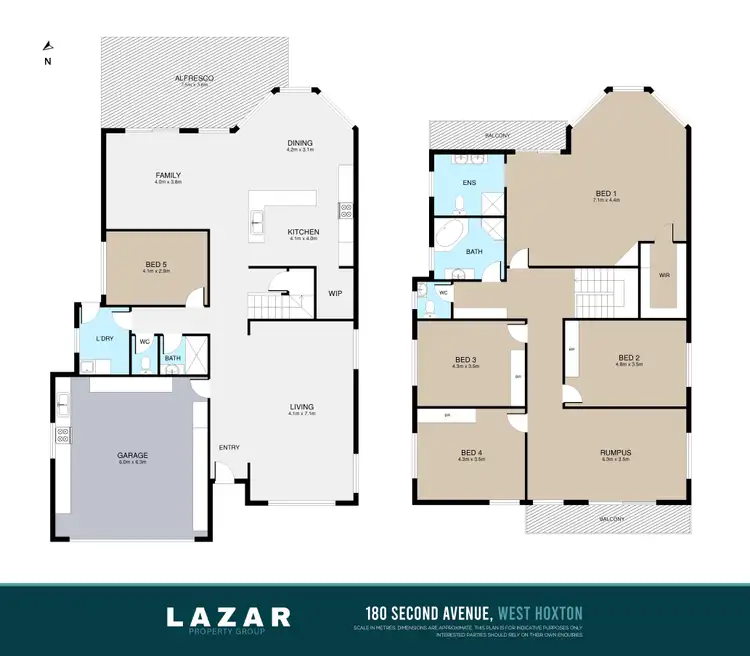 Floorplan of Homely house listing, 180 Second Avenue, West Hoxton NSW 2171
