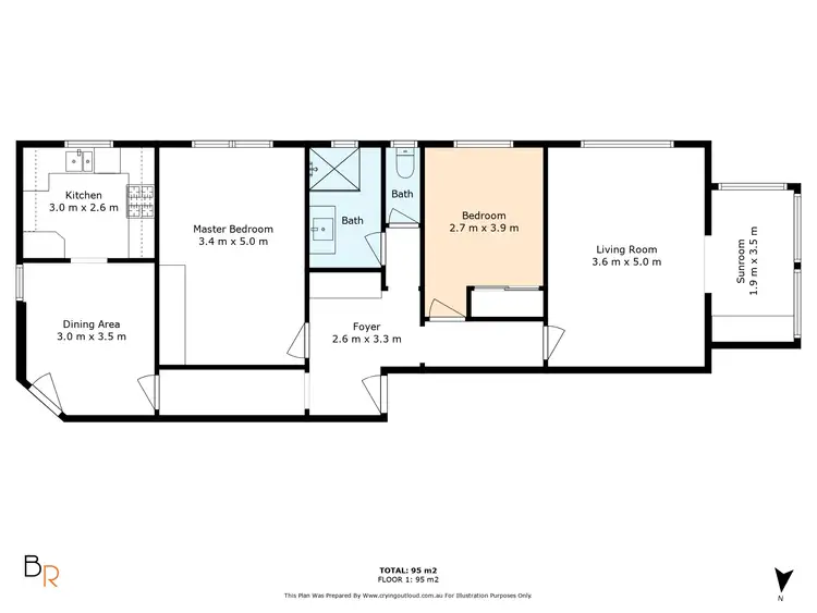 Floorplan of Homely unit listing, Unit 6/26 Manion Avenue, Rose Bay NSW 2029
