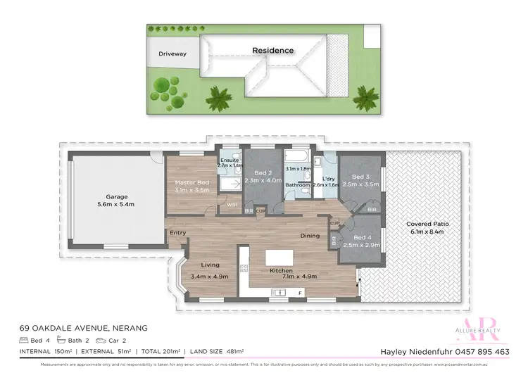 Floorplan of Homely house listing, 69 Oakdale Avenue, Nerang QLD 4211