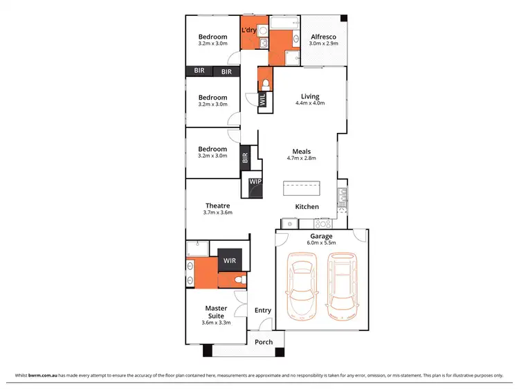 Floorplan of Homely house listing, 58 Whitfords Drive, Armstrong Creek VIC 3217