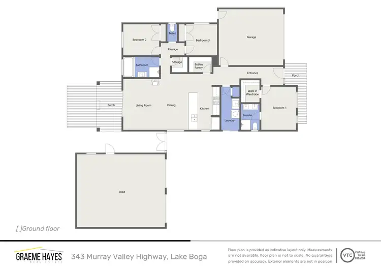 Floorplan of Homely house listing, 343 Murray Valley Highway, Lake Boga VIC 3584
