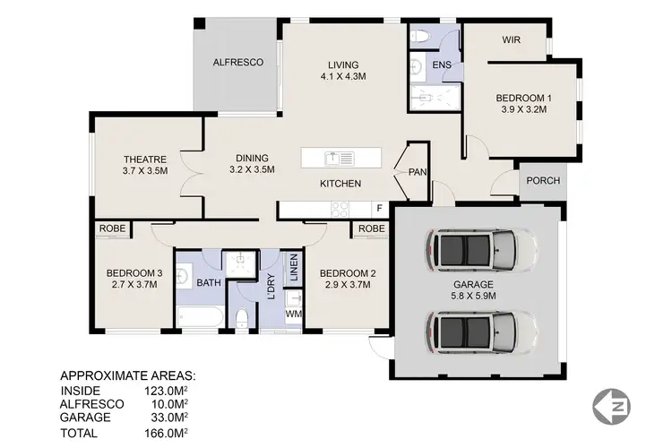 Floorplan of Homely house listing, 40 Melbourne Loop, Hammond Park WA 6164
