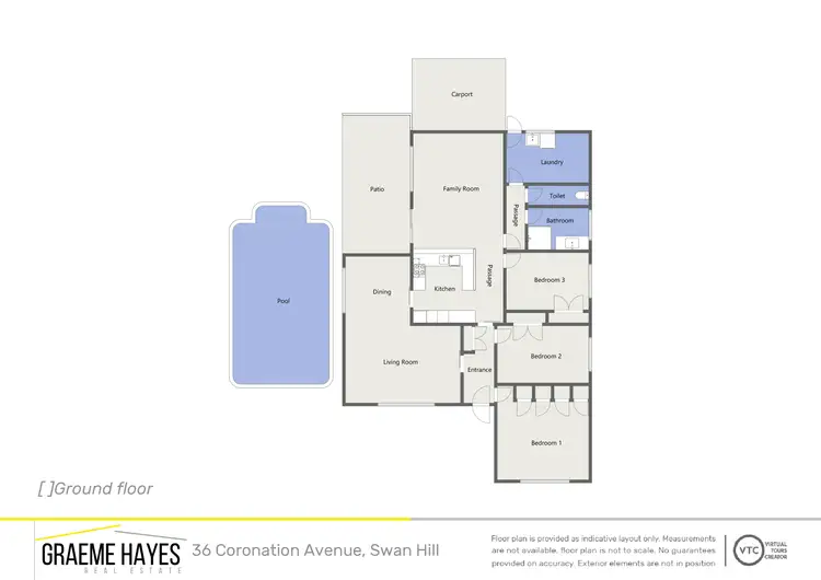 Floorplan of Homely house listing, 36 Coronation Avenue, Swan Hill VIC 3585