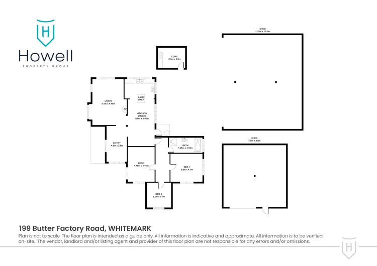 Floorplan of Homely house listing, 199 Butter Factory Road, Whitemark TAS 7255