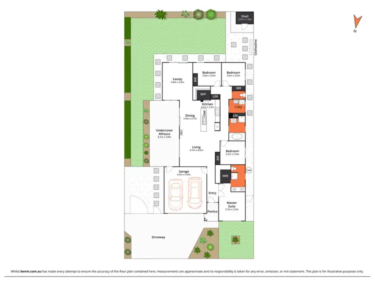 Floorplan of Homely house listing, 5 Whitfords Drive, Armstrong Creek VIC 3217