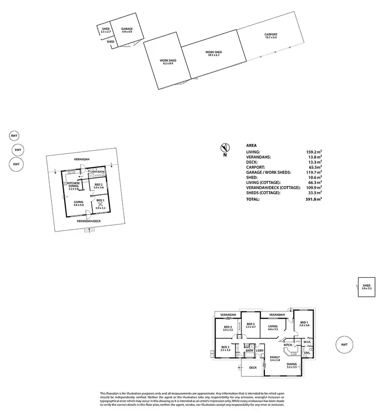 Floorplan of Homely rural property listing, 416 Bowhill Road, Burdett SA 5253