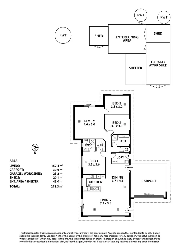 Floorplan of Homely house listing, 155 Princes Highway, Tailem Bend SA 5260