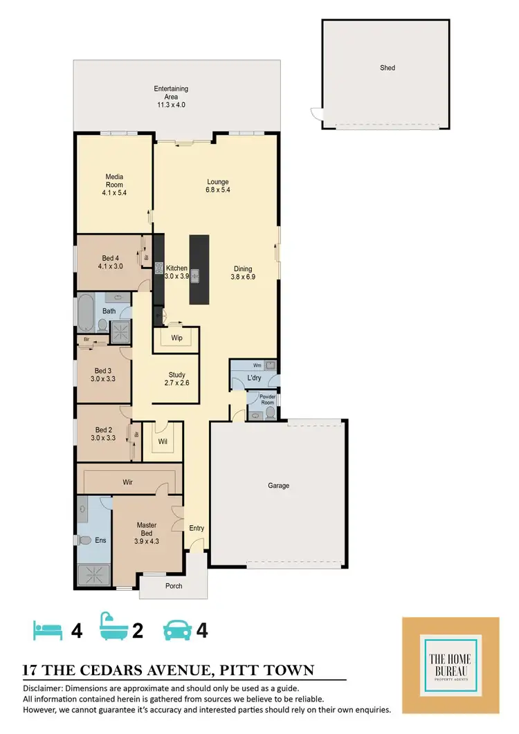 Floorplan of Homely house listing, 17 The Cedars Avenue, Pitt Town NSW 2756