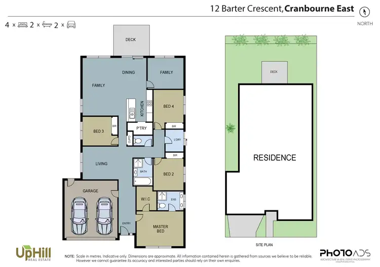 Floorplan of Homely house listing, 12 BARTER CRESCENT, Cranbourne East VIC 3977