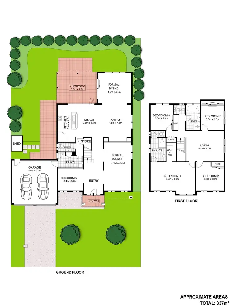 Floorplan of Homely house listing, 7 Briggs Drive, Caboolture QLD 4510