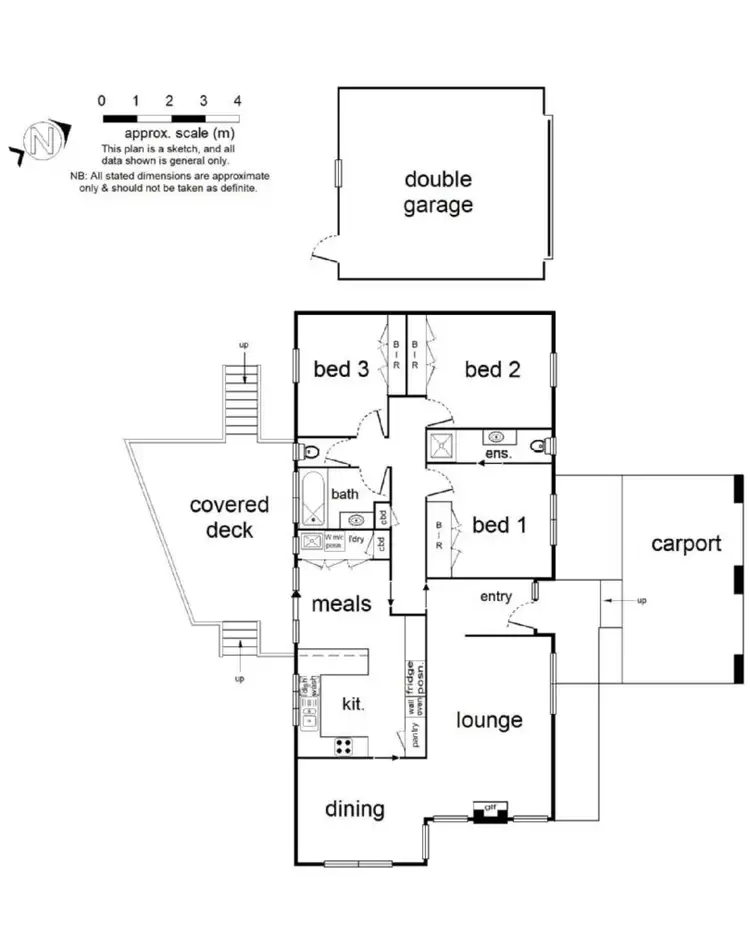 Floorplan of Homely house listing, 128 Long View Road, Croydon South VIC 3136
