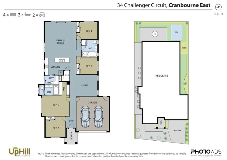 Floorplan of Homely house listing, 34 Challenger Circuit, Cranbourne East VIC 3977