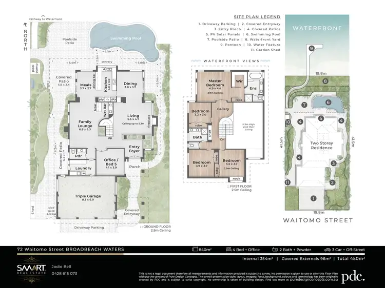Floorplan of Homely house listing, 72 Waitomo Street, Broadbeach Waters QLD 4218