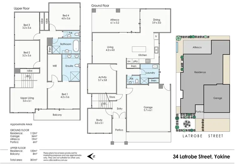 Floorplan of Homely house listing, 34 Latrobe Street, Yokine WA 6060
