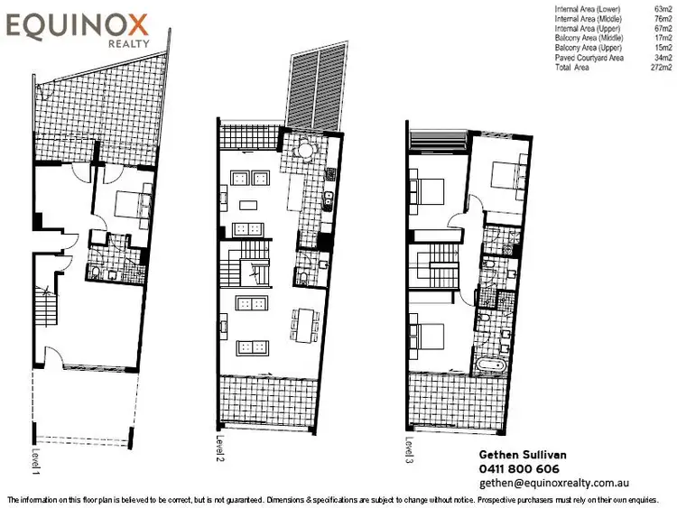 Floorplan of Homely townhouse listing, 40 The Circus, Burswood WA 6100