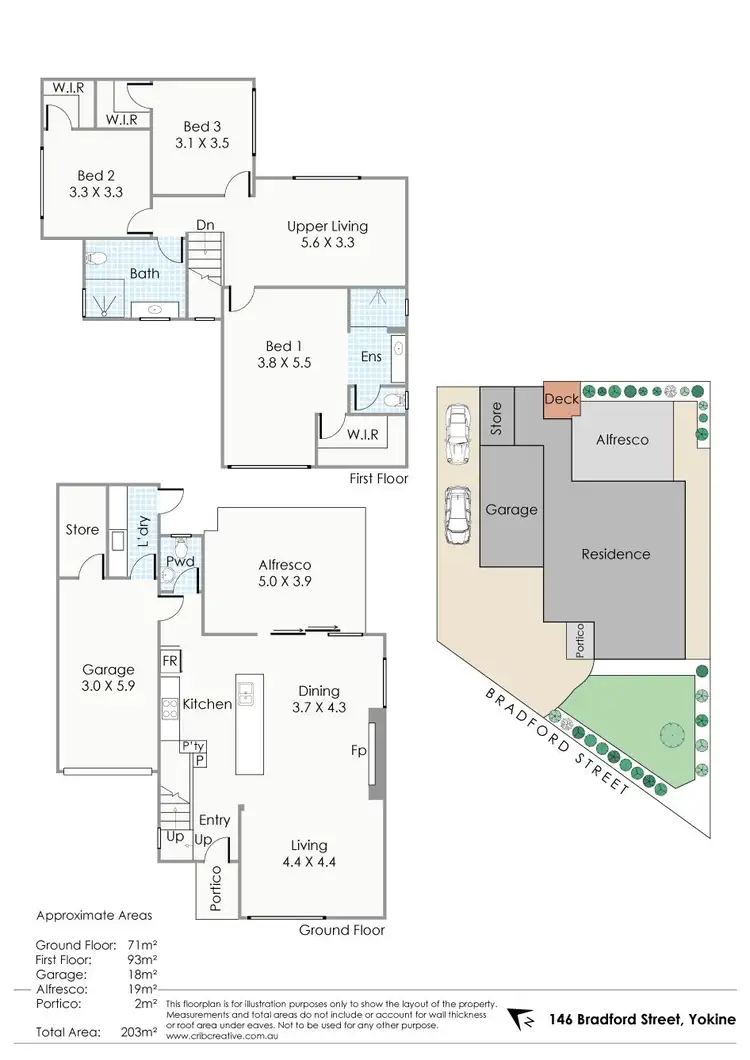 Floorplan of Homely house listing, 146 Bradford Street, Yokine WA 6060
