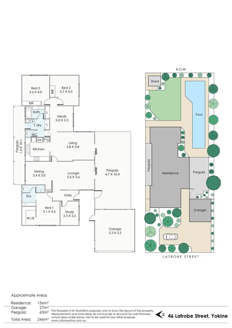 Floorplan of Homely house listing, 44 Latrobe Street, Yokine WA 6060