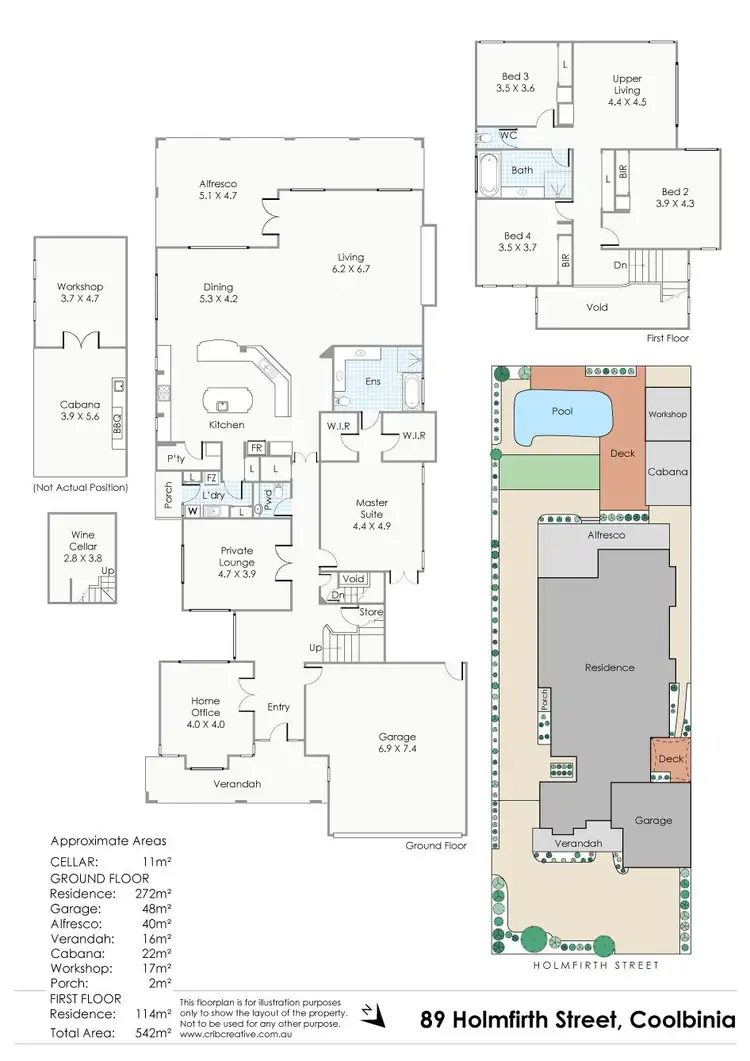 Floorplan of Homely house listing, 89 Holmfirth Street, Coolbinia WA 6050