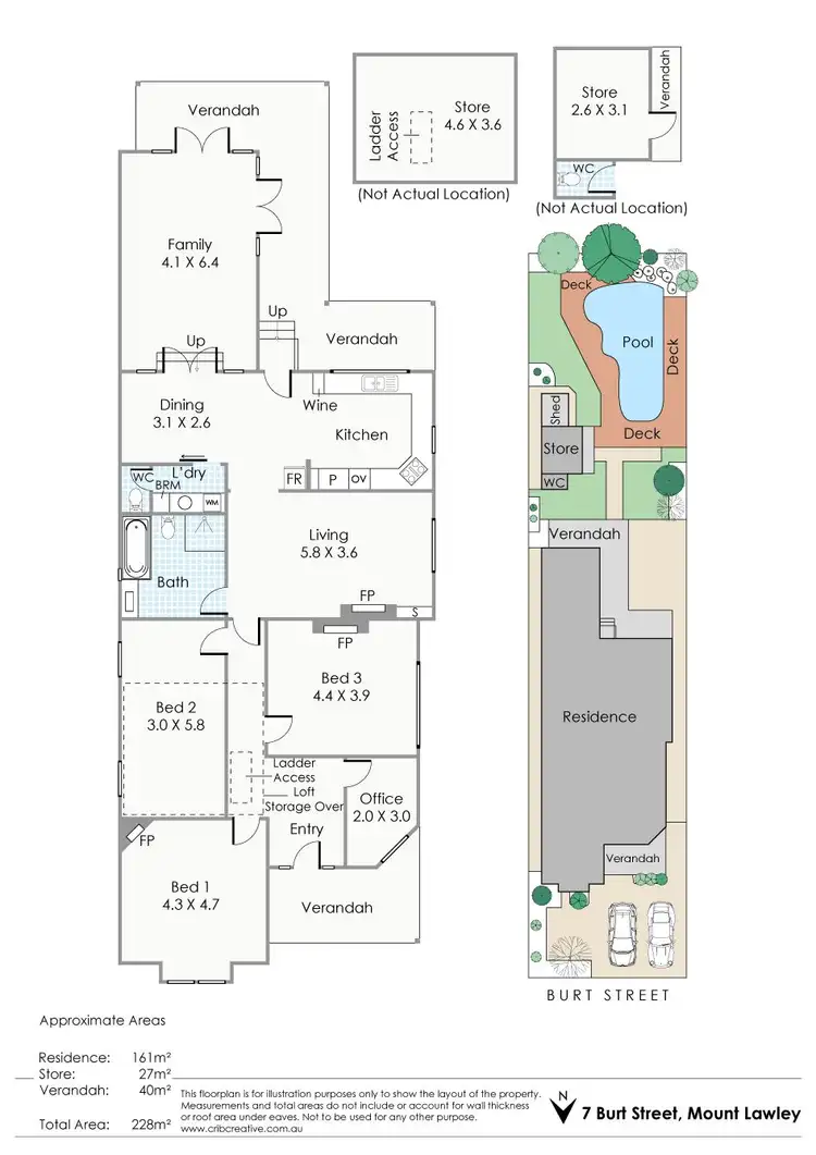 Floorplan of Homely house listing, 7 Burt Street, Mount Lawley WA 6050