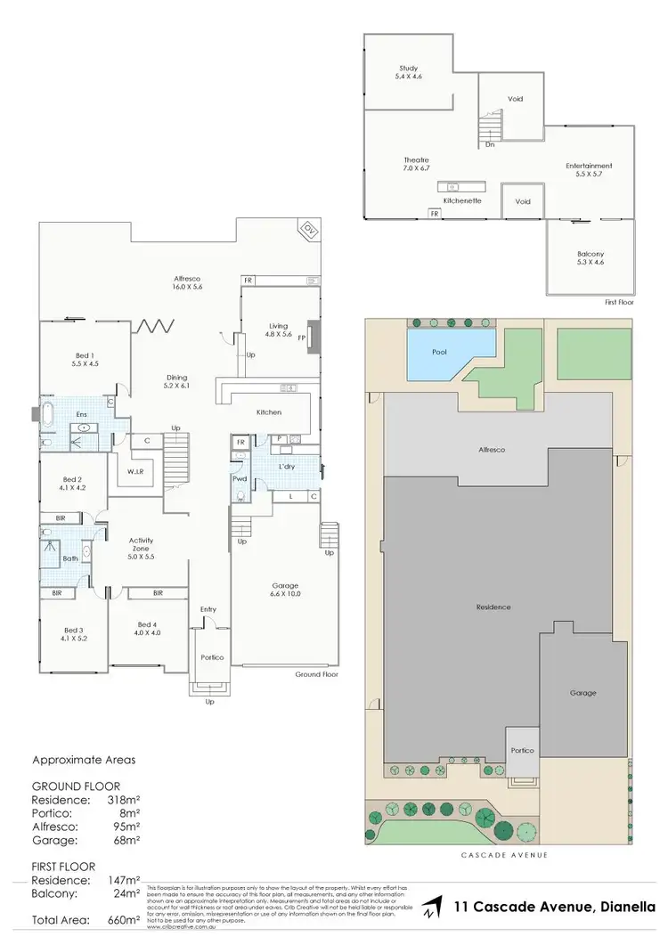 Floorplan of Homely house listing, 11 Cascade Avenue, Dianella WA 6059