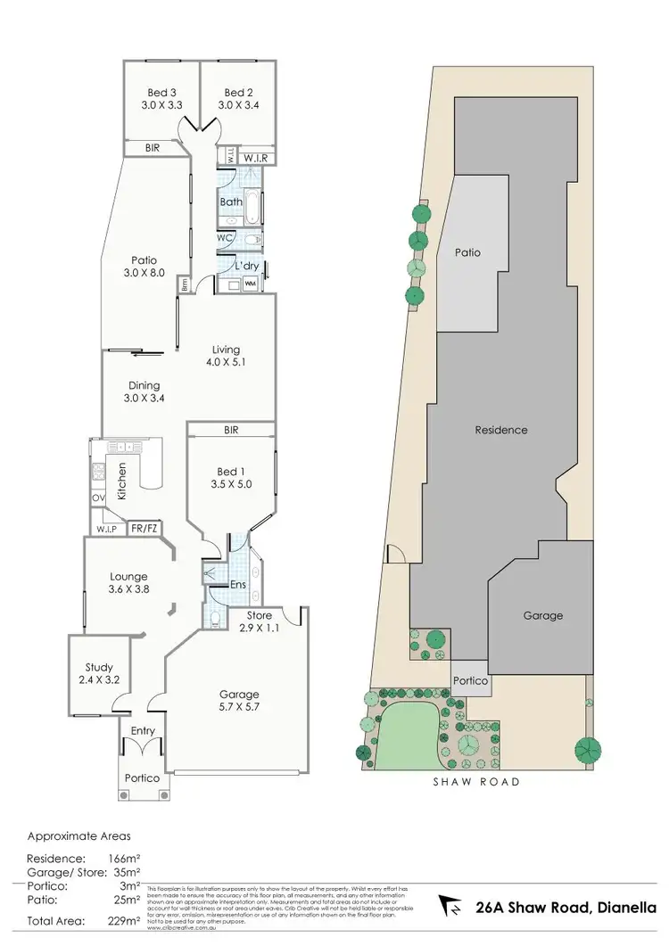Floorplan of Homely house listing, 26A Shaw Road, Dianella WA 6059