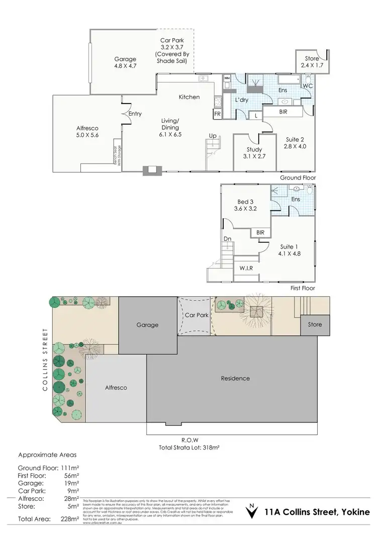 Floorplan of Homely house listing, 11A Collins Street, Yokine WA 6060