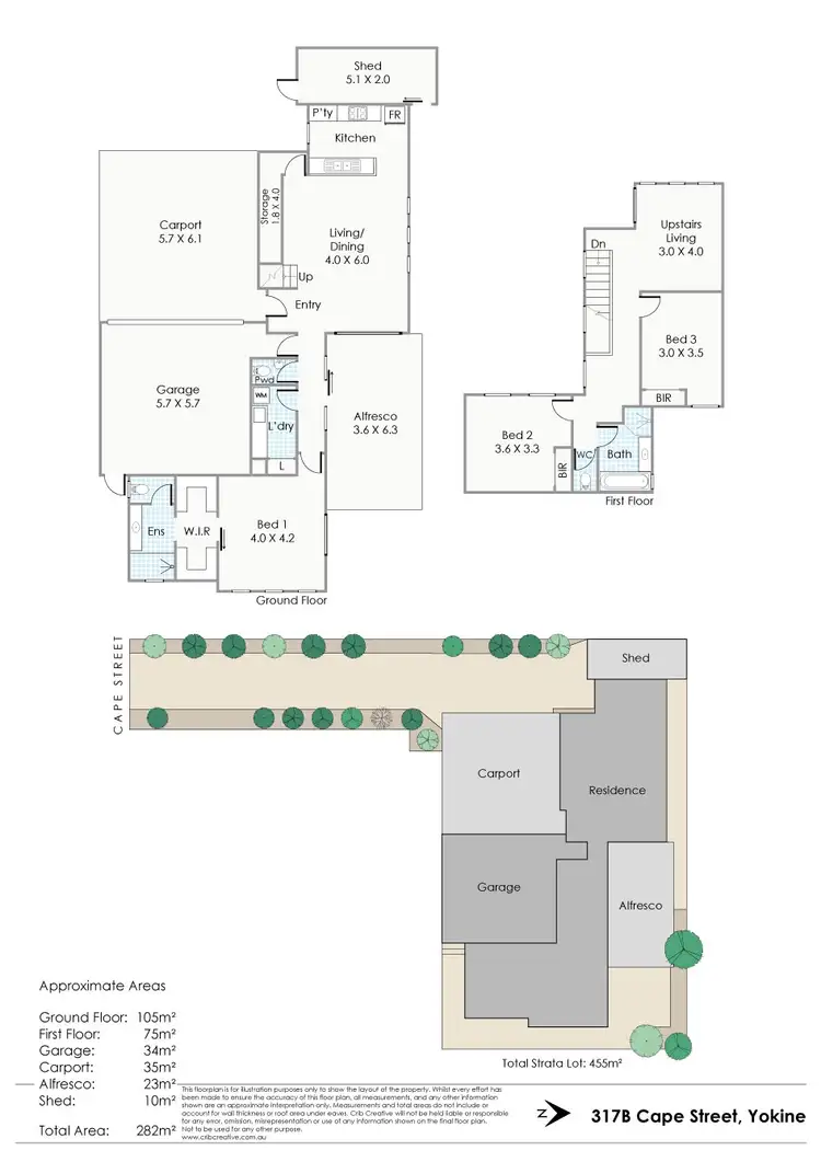 Floorplan of Homely house listing, 317B Cape Street, Yokine WA 6060