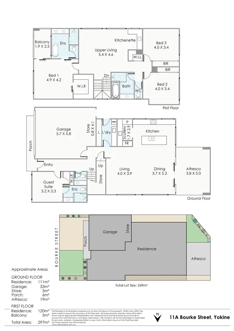 Floorplan of Homely house listing, 11A Bourke Street, Yokine WA 6060