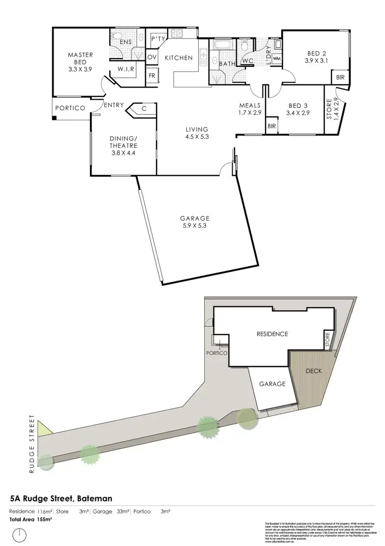 Floorplan of Homely house listing, 5A Rudge Street, Willagee WA 6156