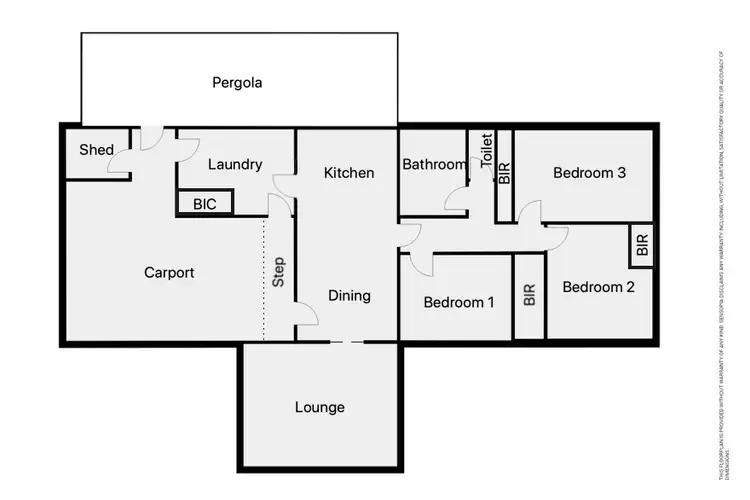 Floorplan of Homely house listing, 35 CAMPBELL STREET, Warracknabeal VIC 3393
