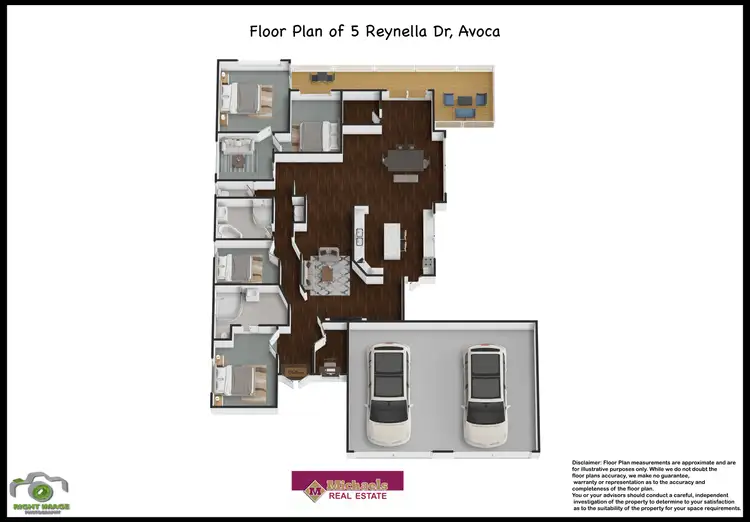 Floorplan of Homely house listing, 5 Reynella Drive, Avoca QLD 4670