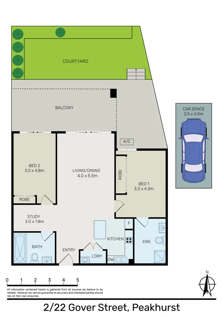 Floorplan of Homely apartment listing, 2/22-24 GOVER STREET, Peakhurst NSW 2210