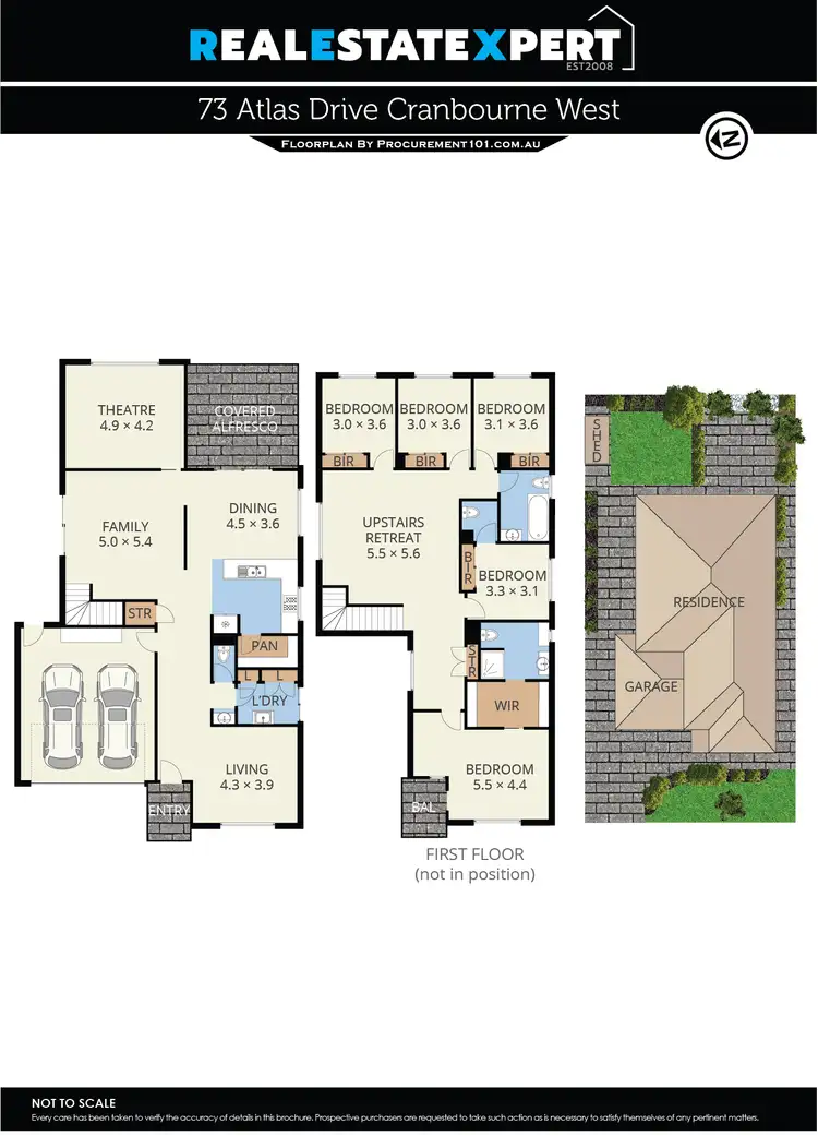 Floorplan of Homely house listing, 73 Atlas Drive, Cranbourne West VIC 3977