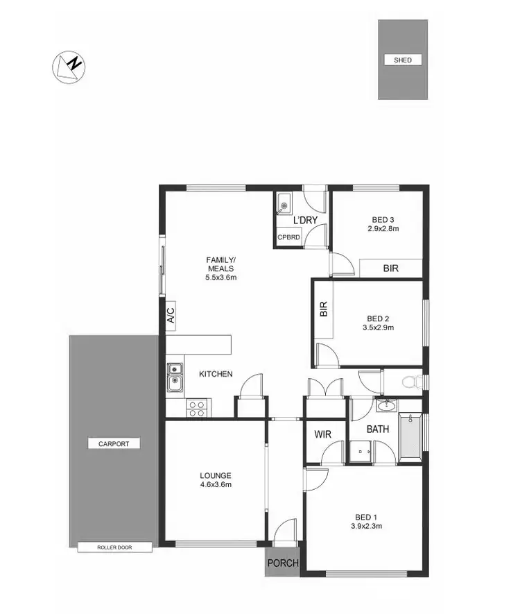 Floorplan of Homely house listing, 24 Bristol Cres, Davoren Park SA 5113