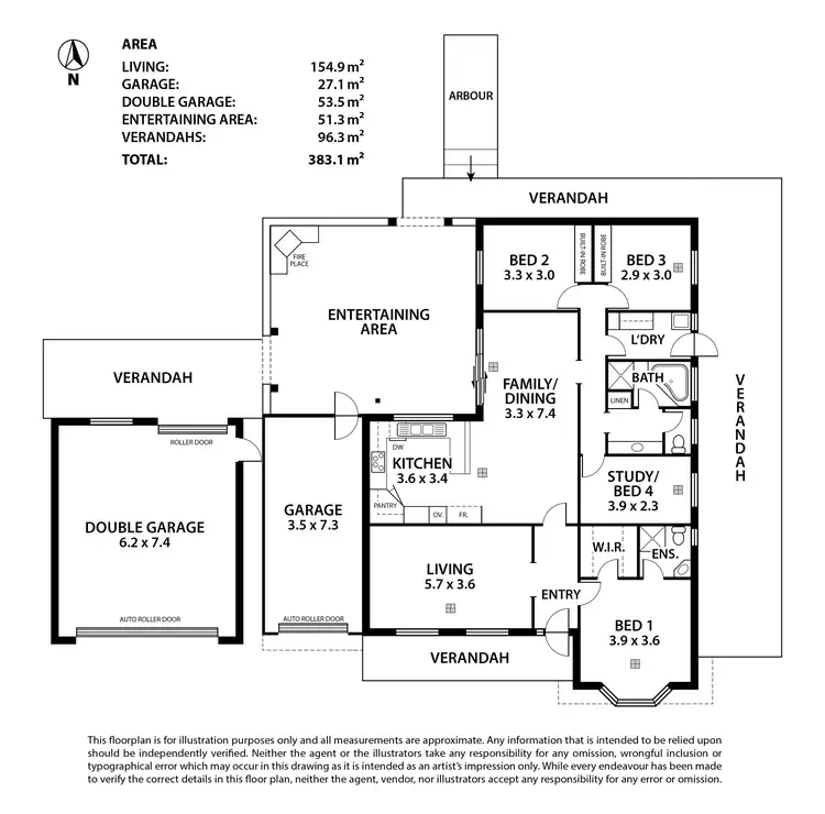Floorplan of Homely house listing, 2 Hill Court, Williamstown SA 5351