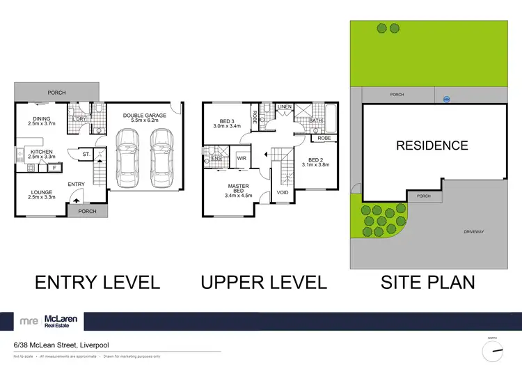 Floorplan of Homely townhouse listing, 6/38-40 McLean Street, Liverpool NSW 2170