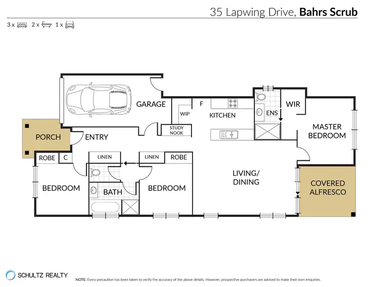 Floorplan of Homely house listing, 35 Lapwing Drive, Bahrs Scrub QLD 4207