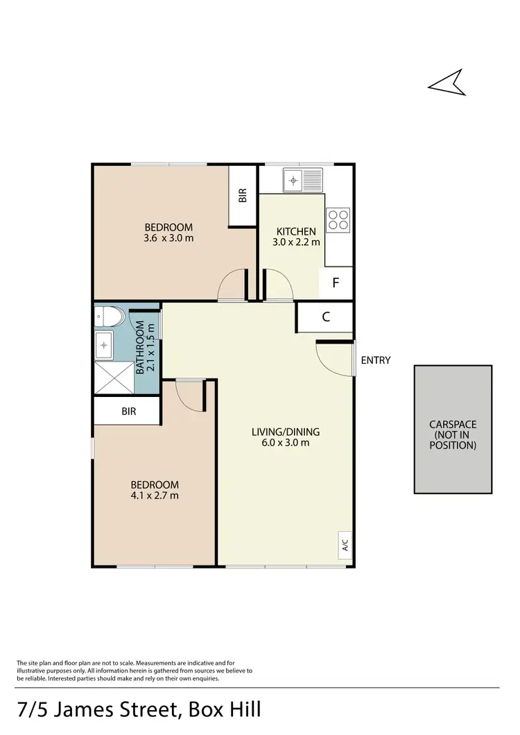 Floorplan of Homely flat listing, 7/5 James St, Box Hill VIC 3128