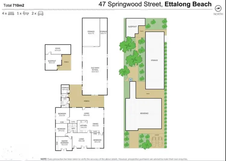 Floorplan of Homely house listing, 47 Springwood Street, Ettalong Beach NSW 2257