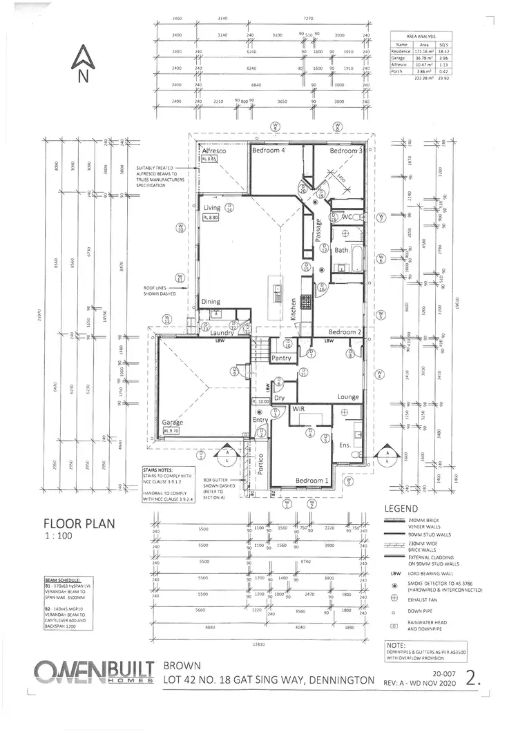 Floorplan of Homely house listing, 18 Gat Sing Way, Warrnambool VIC 3280