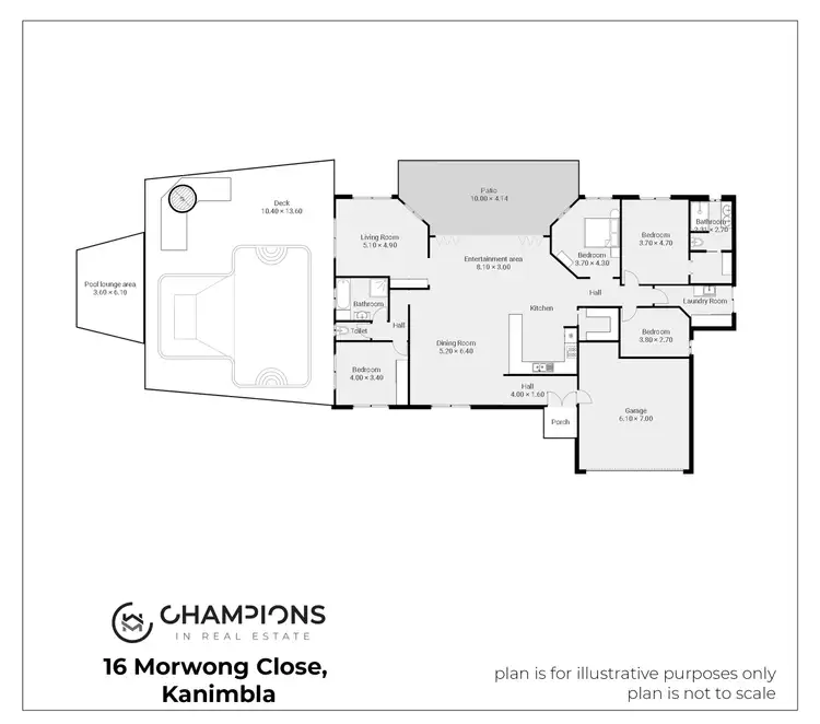 Floorplan of Homely house listing, 16 Morwong Close, Kanimbla QLD 4870