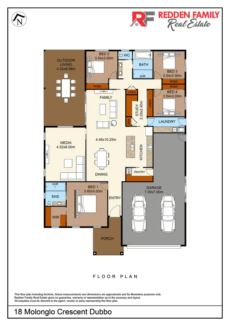 Floorplan of Homely house listing, 18 Molonglo Crescent, Dubbo NSW 2830