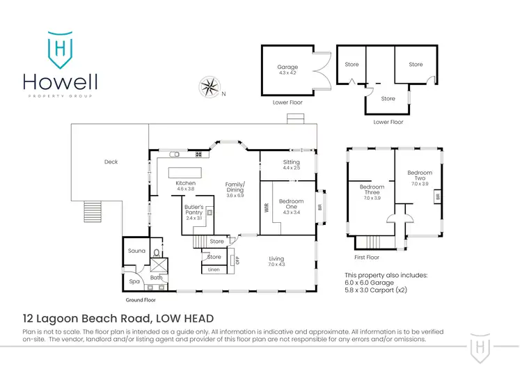 Floorplan of Homely house listing, 12 Lagoon Beach Road, Low Head TAS 7253