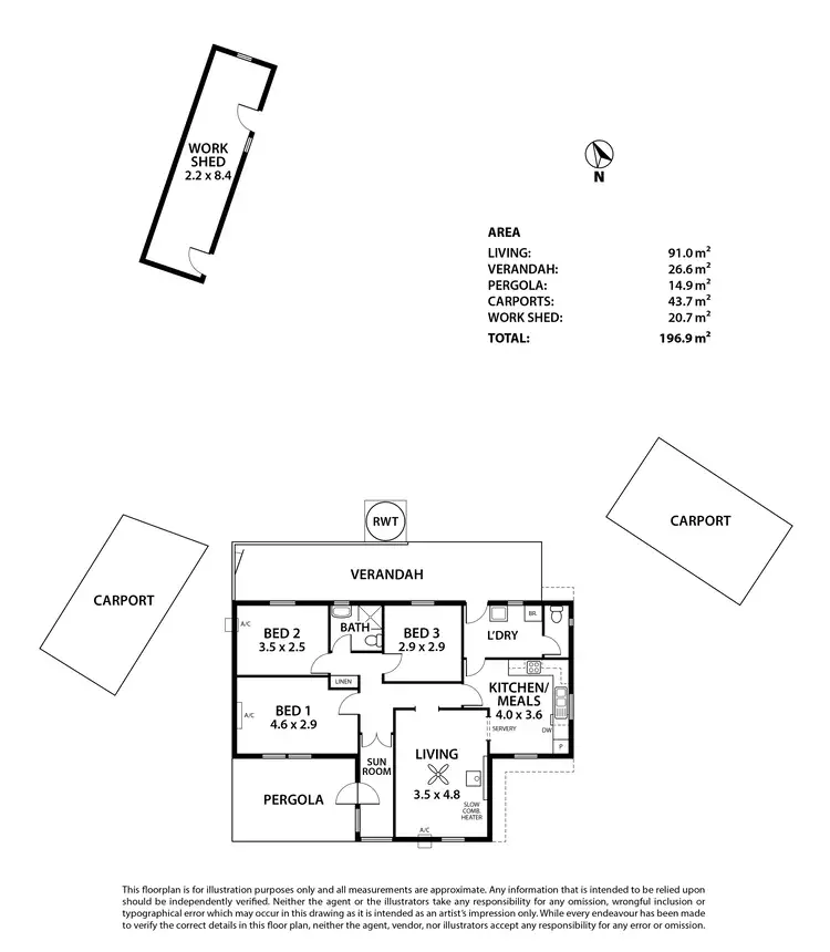 Floorplan of Homely house listing, 1 Male Road, Mannum SA 5238