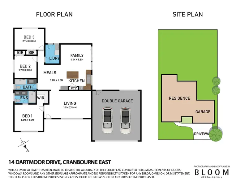 Floorplan of Homely house listing, 14 Dartmoor Drive, Cranbourne East VIC 3977