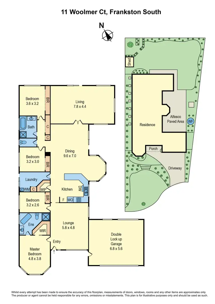 Floorplan of Homely house listing, 11 Woolmer Court, Frankston South VIC 3199