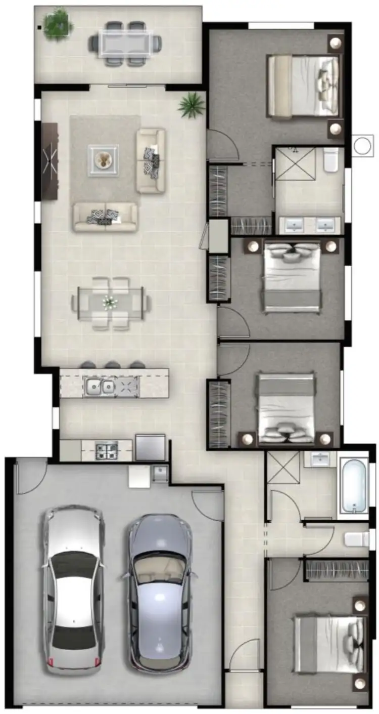 Floorplan of Homely house listing, 3 Price Court, Pimpama QLD 4209